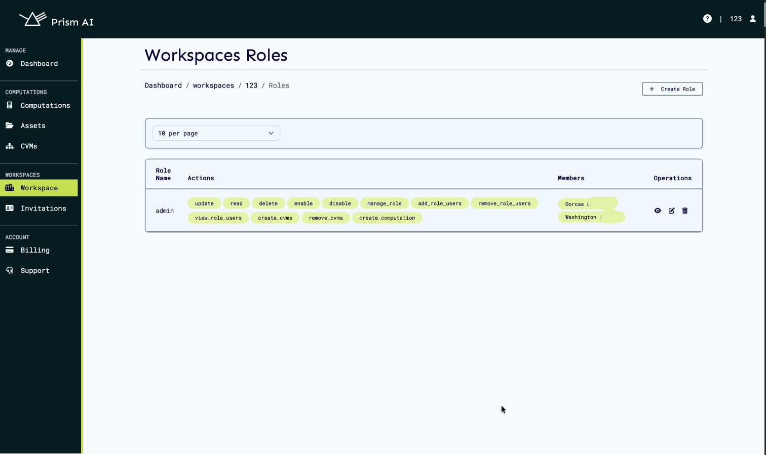 Admin Role
