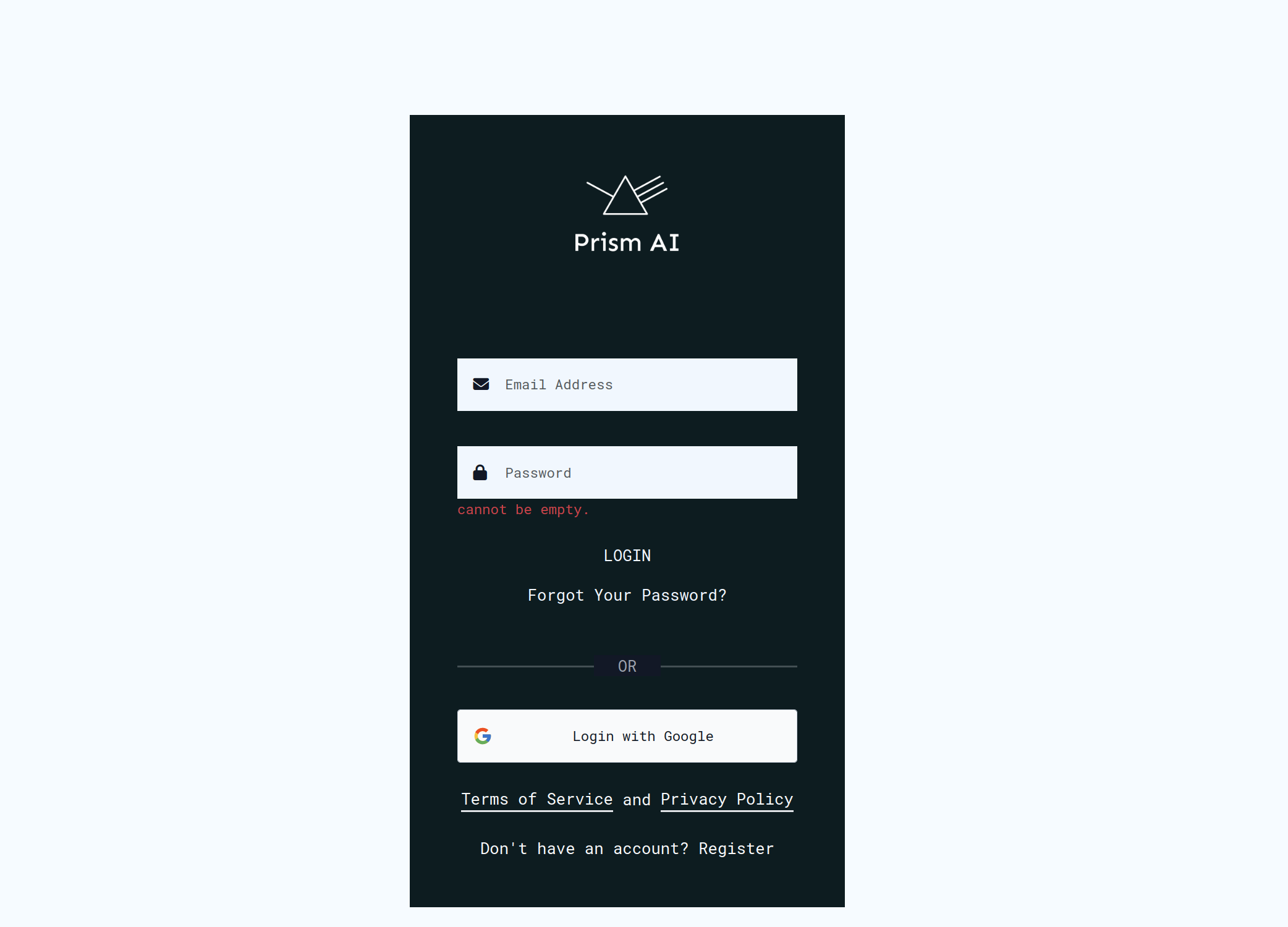 Login